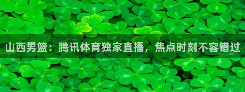 火凤直播体育免费直播：山西男篮：腾讯体育独家直播，焦点时刻不容错过